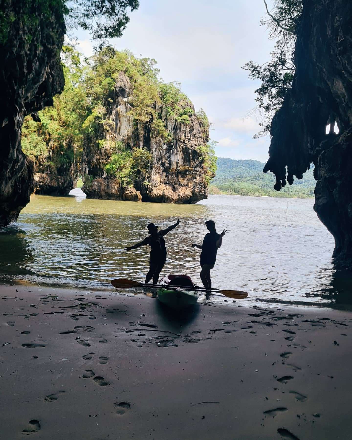 Friends during an adventure in Krabi, Thailand
