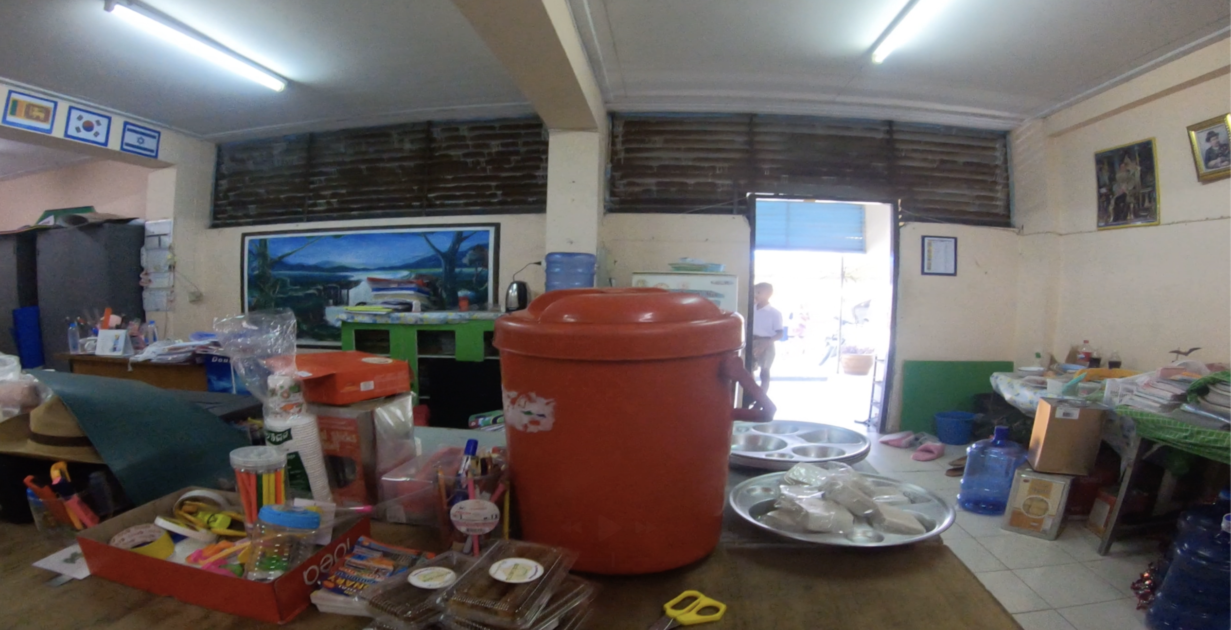 Everyday school lunch and staff-room supplies while teaching in Thailand